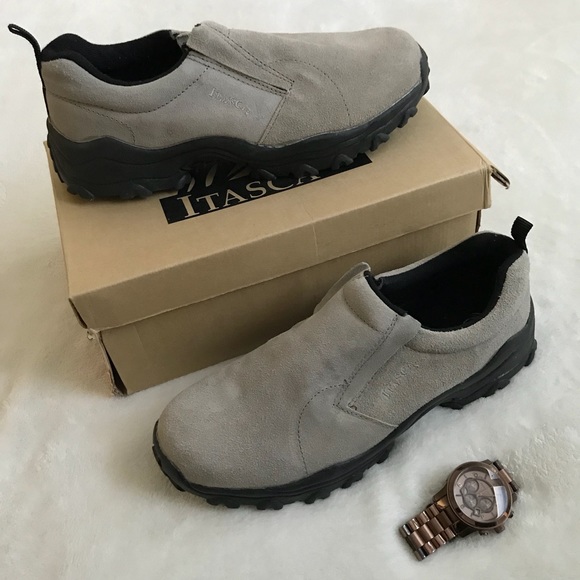 Itasca Shoes Itasca Excursion Tan Suede Slip On Shoe